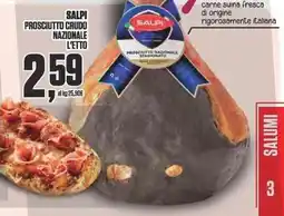 Coop Salpi prosciutto crudo nazionale offerta