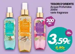 Franzy's Tesori d'Oriente Acqua Profumata offerta