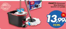 Franzy's Franzy's Rotopower Mop Rotante e Secchio con pedale offerta