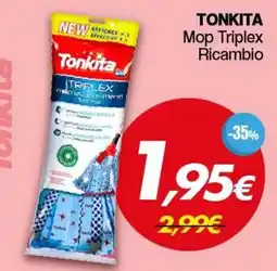Franzy's TONKITA Mop Triplex Ricambio offerta