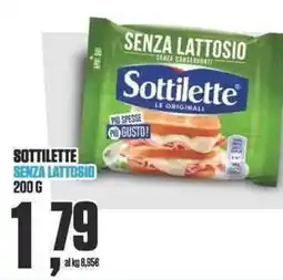 Coop Sottilette senza lattosio offerta