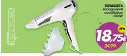 Franzy's TERMOZETA Asciugacapelli con diffusore offerta