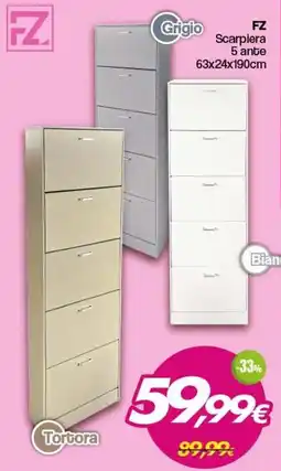 Franzy's FZ Scarpiera 5 ante offerta