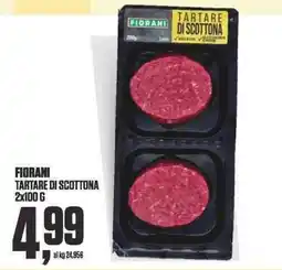 Coop Fiorani Tartare di Scottona offerta