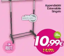 Franzy's Appendiabiti Estensibile Singolo offerta