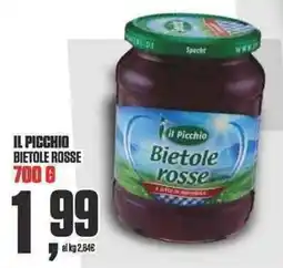 Coop il Picchio Bietole rosse offerta