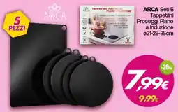 Franzy's ARCA Set 5 Tappetini Proteggi Piano a induzione offerta