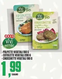 Coop Vivi verde Polpette Vegetali offerta