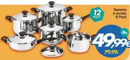 Franzy's Batteria in acciaio offerta