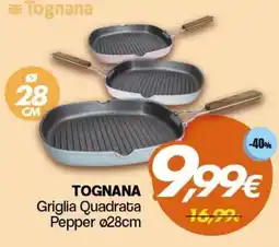 Franzy's TOGNANA Griglia Quadrata Pepper ø28cm offerta