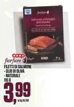 Coop fiorfiore FILETTI DI SALMONE offerta