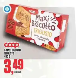 Coop Maxi Biscotto Trigusto offerta