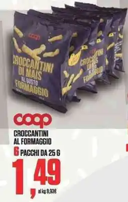 Coop CROCCANTINI AL FORMAGGIO offerta