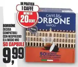 Coop Caffè Borbone offerta