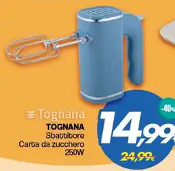 Franzy's Tognana Sbattitore Carta da zucchero offerta