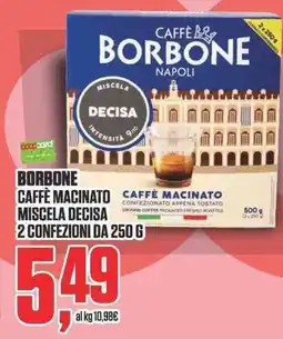 Coop Caffè Borbone Miscela Decisa offerta