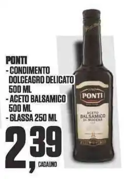 Coop PONTI ACETO BALSAMICO DI MODENA offerta