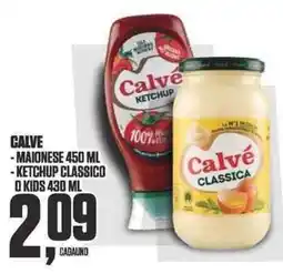 Coop Calvé Maionese Ketchup Classico offerta