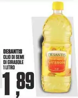 Coop DESANTIS OLIO DI SEMI DI GIRASOLE offerta