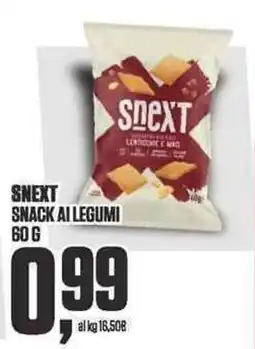 Coop SNEXT SNACK AI LEGUMI offerta