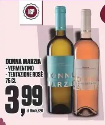 Coop DONNA MARZIA - VERMENTINO - TENTAZIONE ROSÈ offerta