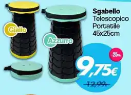 Franzy's Sgabello Telescopico Portatile offerta