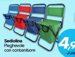 Franzy's Sediolina Pieghevole con contenitore offerta