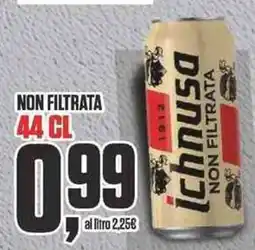 Coop Ichnusa non filtrata offerta