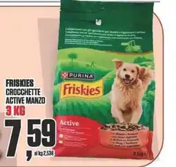 Coop Friskies Crocchette Active Manzo offerta