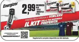 Coop Energizer MAX offerta