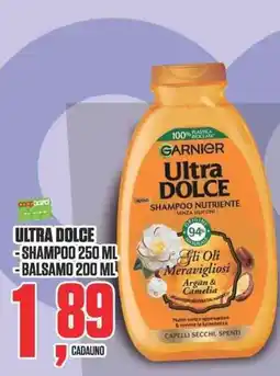 Coop Garnier Ultra Dolce Shampoo Nutriente offerta