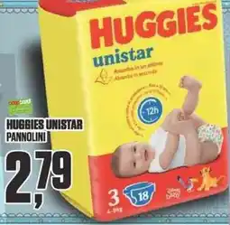 Coop HUGGIES UNISTAR PANNOLINI offerta