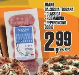 Coop Viani salsiccia toscana offerta
