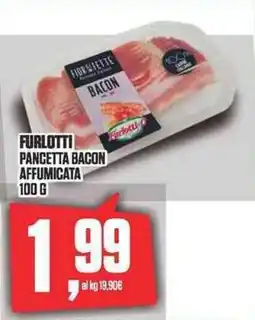 Coop Furlotti Pancetta Bacon Affumicata offerta