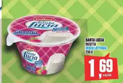 Coop Santa Lucia Ricotta Senza Lattosio offerta