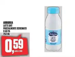 Coop Arborea Latte UHT Parzialmente Scremato offerta
