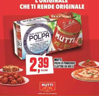 Coop Polpa di pomodoro Mutti offerta
