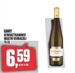 Coop Cavit Gewurztraminer Mastri Vernacoli offerta