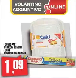 Coop Cuki Contenitori Alluminio offerta