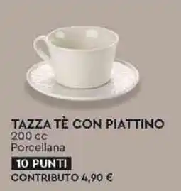 Coop Tazza Tè con Piattino offerta