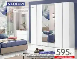 Mondo Convenienza Camera completa primula senza letto offerta