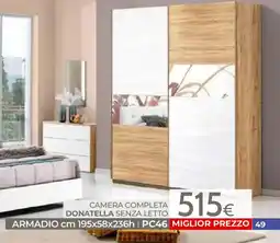 Mondo Convenienza Camera completa donatella senza letto offerta
