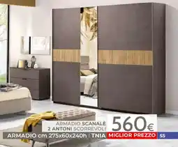 Mondo Convenienza Armadio scanalè 2 antoni scorrevoli offerta