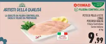 Conad Petto Di Pollo A Fette offerta
