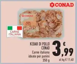 Conad Kebab di Pollo Conad offerta