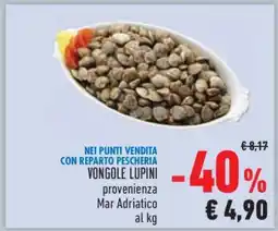 Conad Vongole Lupini offerta