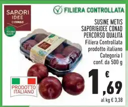 Conad SUSINE METIS SAPORI&IDEE CONAD PERCORSO QUALITÀ offerta
