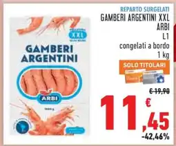 Conad GAMBERI ARGENTINI XXL offerta