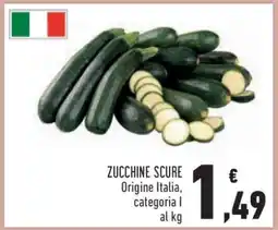 Conad ZUCCHINE SCURE offerta