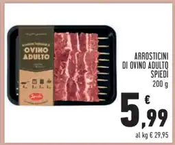 Conad Arrosticini di Ovino Adulto Spiedi offerta